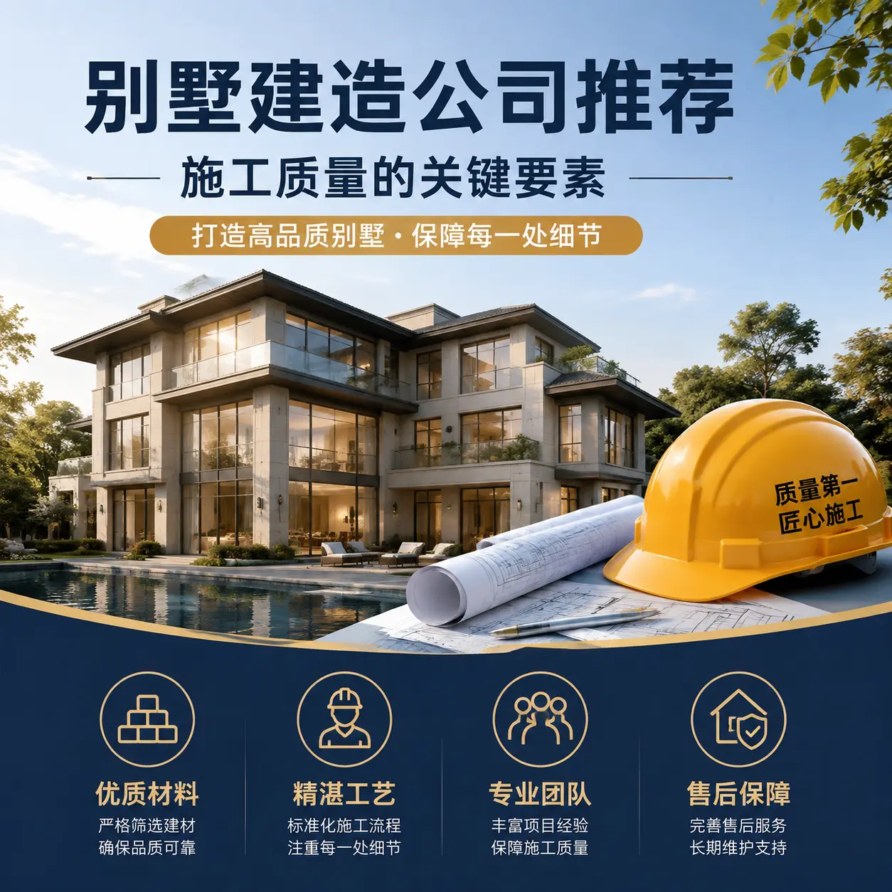 别墅建造公司推荐: 玉屏 施工质量的关键要素