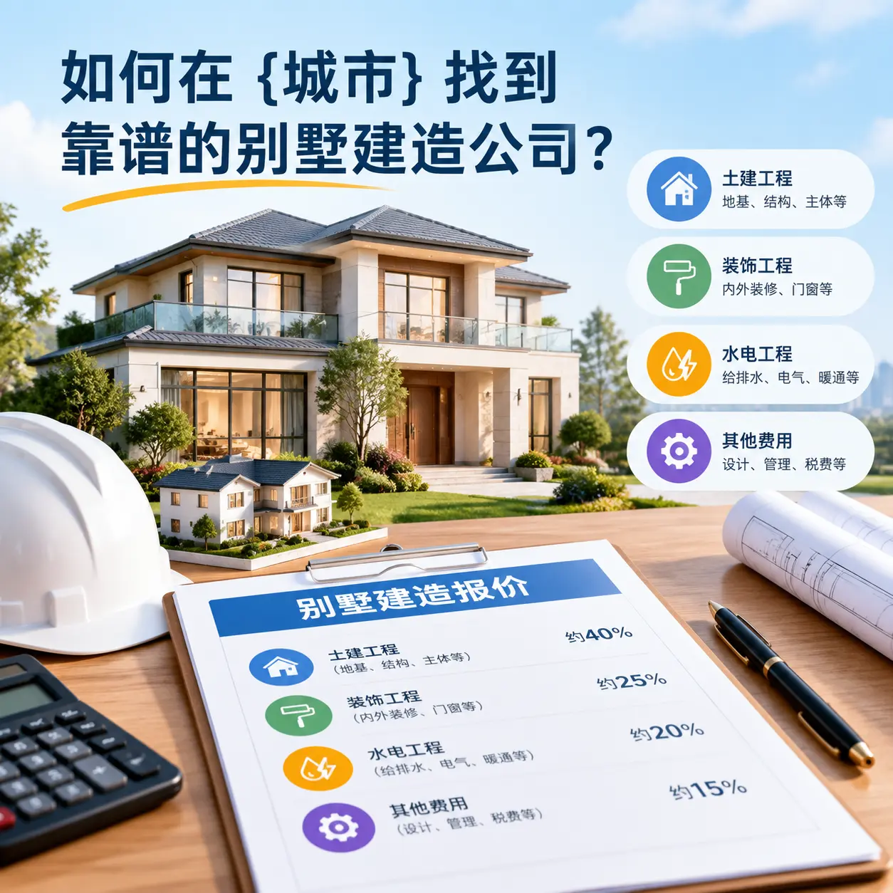 如何在 玉屏 找到靠谱的别墅建造公司?