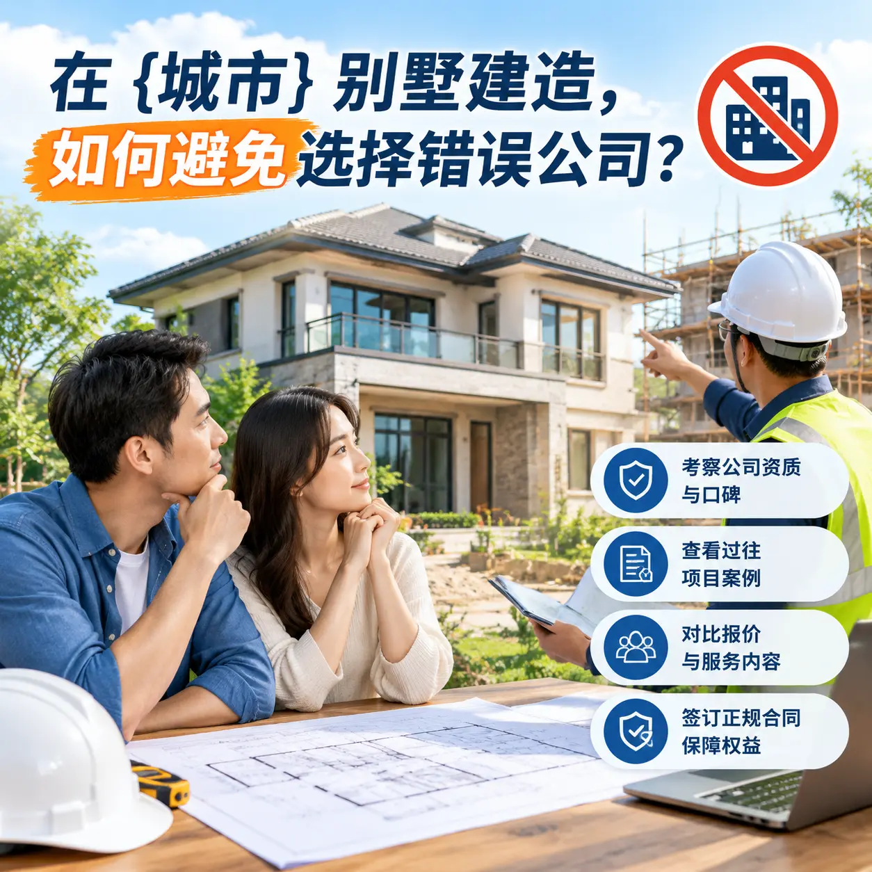 在 玉屏 别墅建造,如何避免选择错误公司?