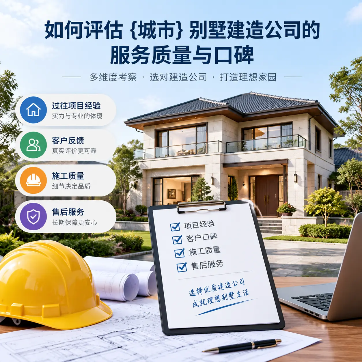 如何评估 玉屏 别墅建造公司的服务质量与口碑