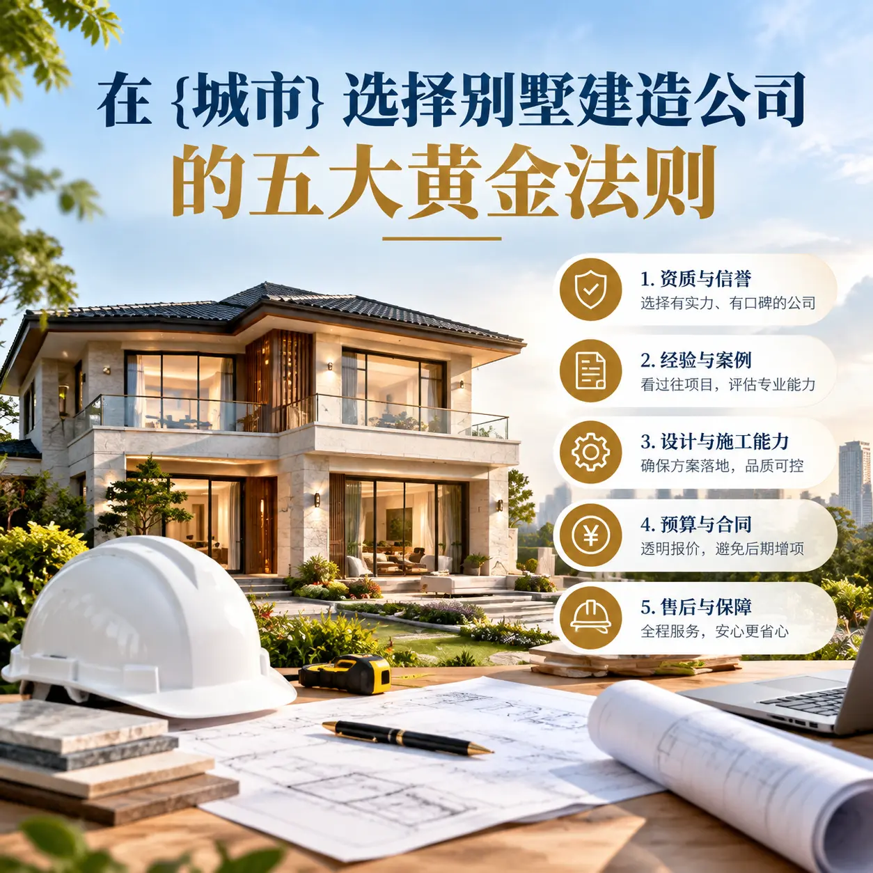 在 玉屏 选择别墅建造公司的五大黄金法则
