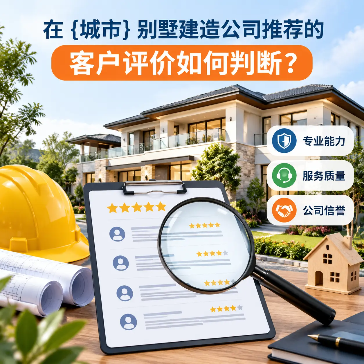 在 玉屏 别墅建造公司推荐的客户评价如何判断？