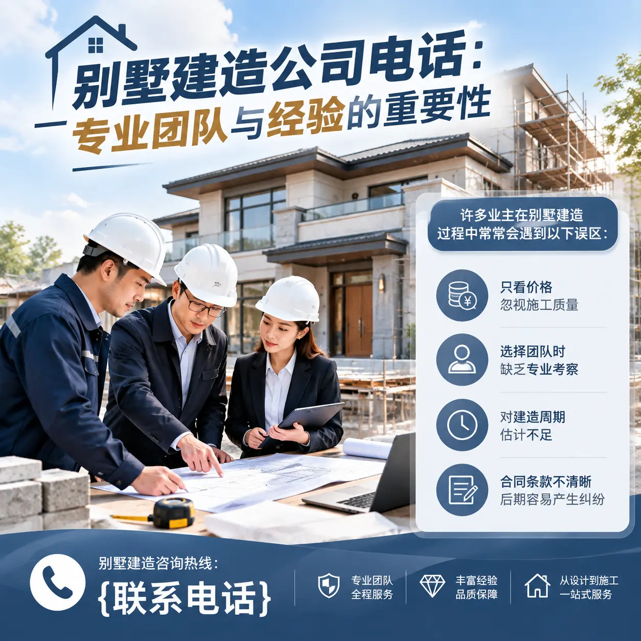 玉屏别墅建造公司电话：专业团队与经验的重要性