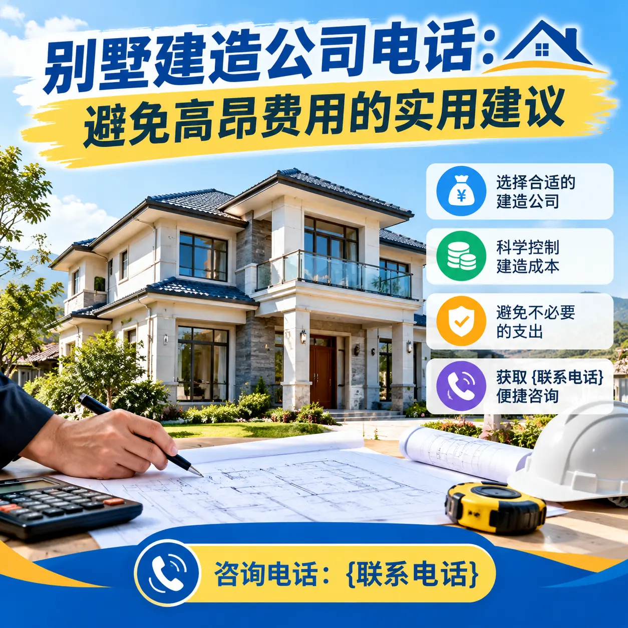 玉屏别墅建造公司电话:避免高昂费用的实用建议