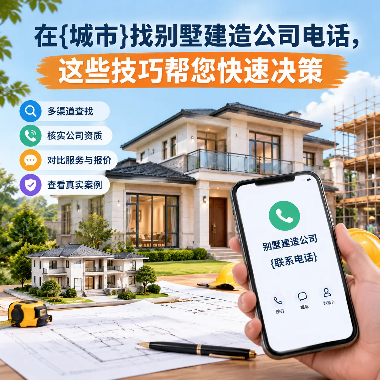 在玉屏找别墅建造公司电话，这些技巧帮您快速决策