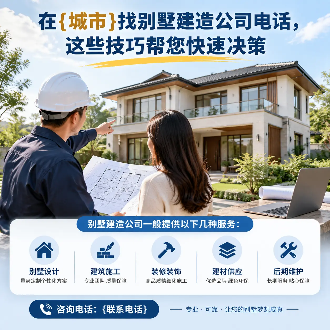 在玉屏找别墅建造公司电话，这些技巧帮您快速决策