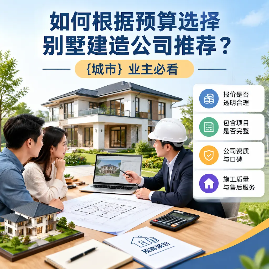 如何根据预算选择别墅建造公司推荐? 玉屏 业主必看