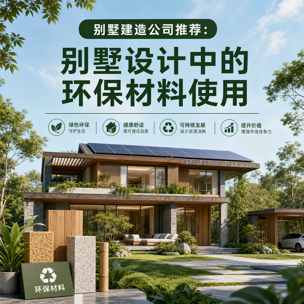 别墅建造公司推荐： 玉屏 别墅设计中的环保材料使用