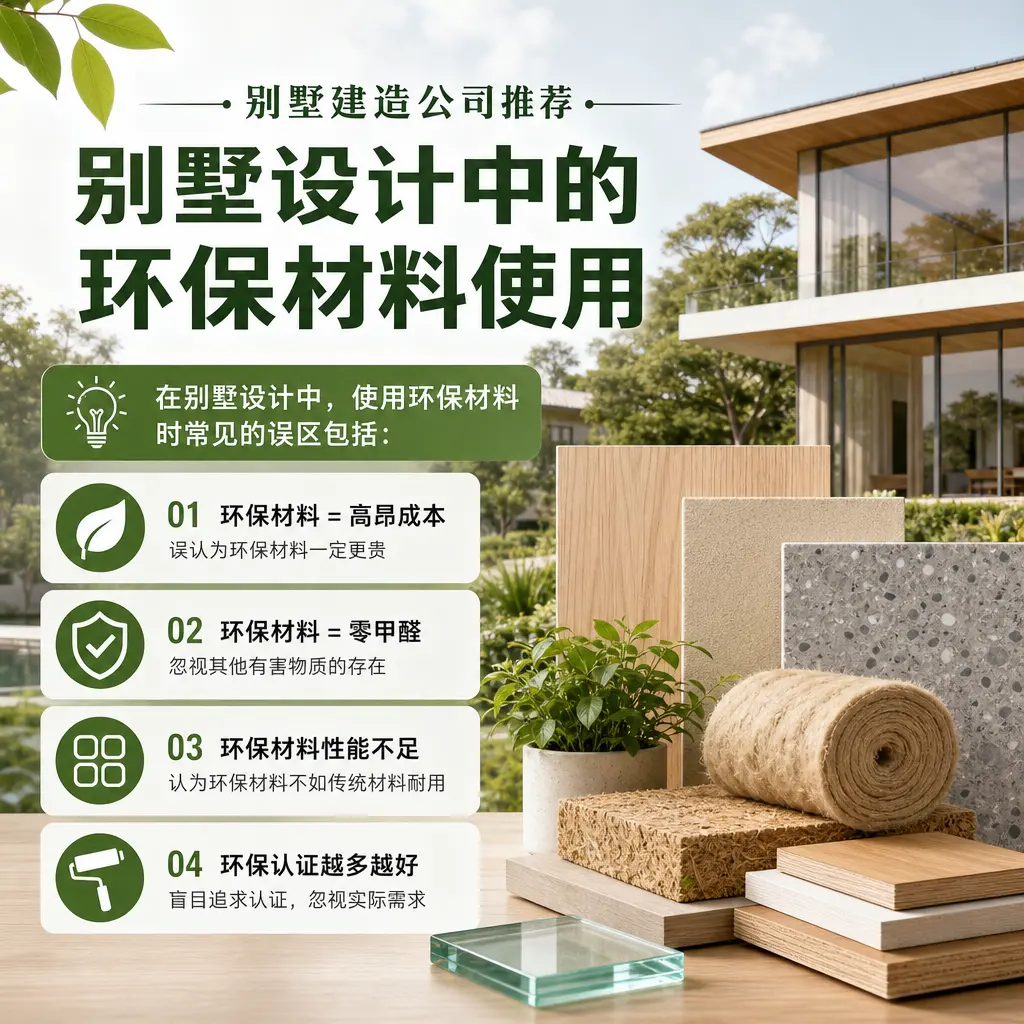别墅建造公司推荐： 玉屏 别墅设计中的环保材料使用