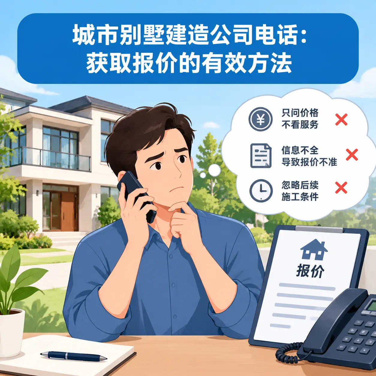 玉屏别墅建造公司电话:获取报价的有效方法
