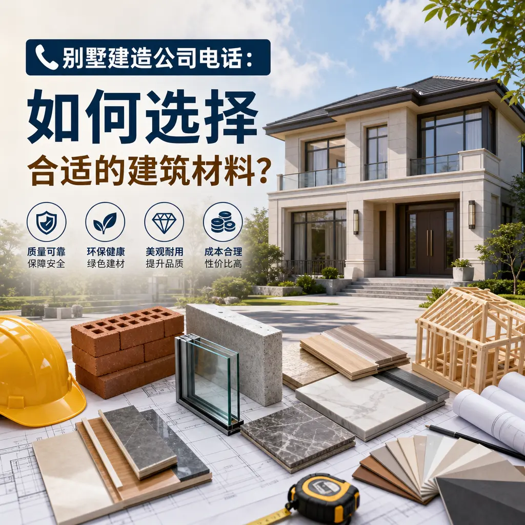 别墅建造公司电话:如何选择合适的建筑材料?